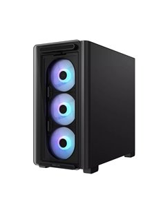 Carcasa ASUS A23 PLUS TG ARGB/ w/oPSU / 4x120mm ARGB fans/ mATX / Black 2