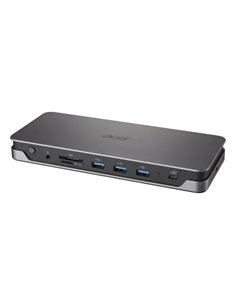 Док-станция Acer ADK230/ 2x HDMI/ 1x DP/ 2x USB-C 3.2 gen 1/ 3xUSB-A 3.2 gen2 / RJ-45/ SD Card Reader/ 100W