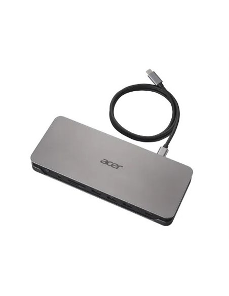 Docking Station Acer ADK230/ 2x HDMI/ 1x DP/ 2x USB-C 3.2 gen 1/ 3xUSB-A 3.2 gen2 / RJ-45/ SD Card Reader/ 100W