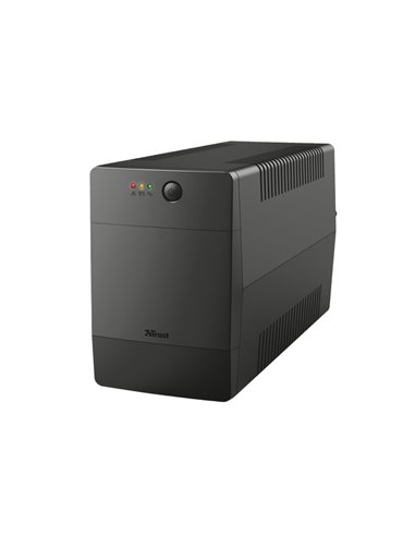 TRUST Back-UPS Paxxon 1000VA/600W, AVR, 4 x CEE 7/7 Schuko (all 4 Battery Backup + Surge Protected), LED indicators, 2 minute...