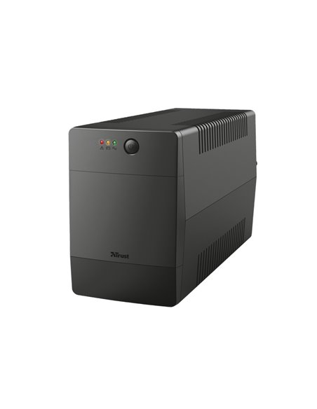 TRUST Back-UPS Paxxon 1000VA/600W, AVR, 4 x CEE 7/7 Schuko (all 4 Battery Backup + Surge Protected), LED indicators, 2 minute...
