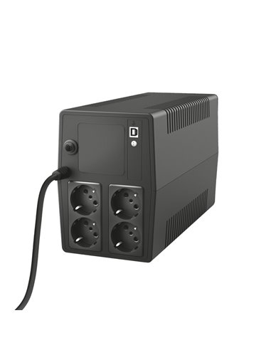 TRUST Back-UPS Paxxon 1000VA/600W, AVR, 4 x CEE 7/7 Schuko (all 4 Battery Backup + Surge Protected), LED indicators, 2 minute...