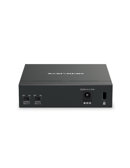 Switch MERCUSYS MS105GP / 5 port / Gigabit / RJ45 / PoE / metal case