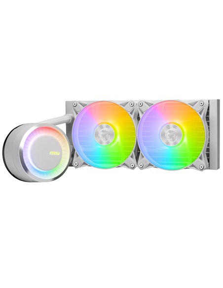 Жидкостный Кулер MSI MAG CORELIQUID E240 WHITE/ Universal/ 21.63 ~ 78.73 CFM Жидкостный Кулер MSI MAG CORELIQUID E240 WHITE/ Universal/ 21.63 ~ 78.73 CFM