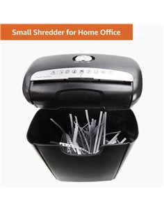 Shredder Qsmile P4 601C/ P-2/ 6 sheets 80g/m / 10L/ Grey 2