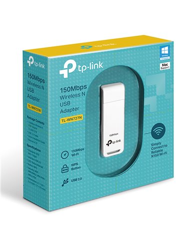 USB 2.0 / Wi-Fi Adapter / TP-LINK TL-WN727N