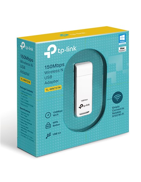 USB 2.0 / Wi-Fi Adapter / TP-LINK TL-WN727N