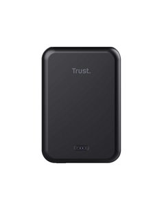 Powerbank magnetic wireless Trust MAGNO / 5000 mAh / Black
