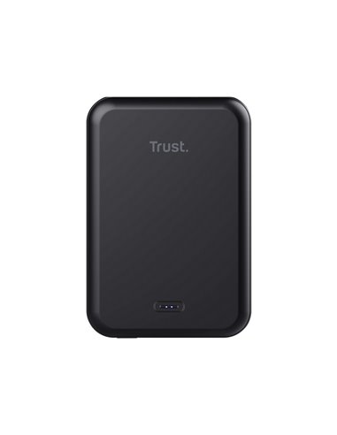 Powerbank magnetic wireless Trust MAGNO / 5000 mAh / Black