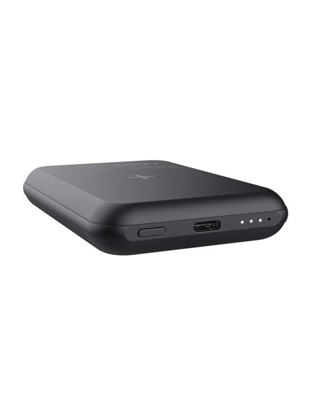 Powerbank magnetic wireless Trust MAGNO / 5000 mAh / Black