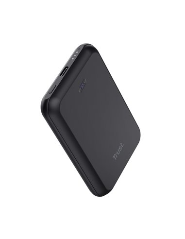 Powerbank magnetic wireless Trust MAGNO / 5000 mAh / Black