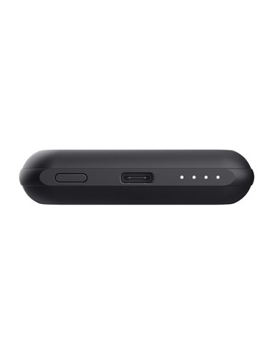 Powerbank magnetic wireless Trust MAGNO / 5000 mAh / Black