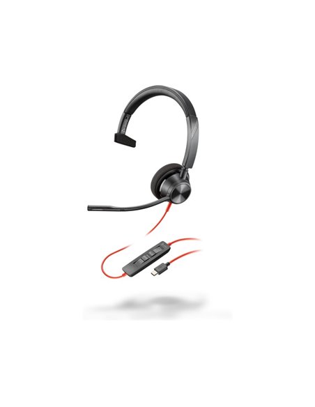 Casti Poly Blackwire 3310 / USB-C / Black