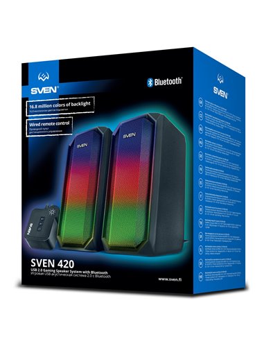 Boxe SVEN 420 / 10W/ Bluetooth/ USB power/ Black