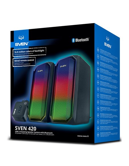 Boxe SVEN 420 / 10W/ Bluetooth/ USB power/ Black