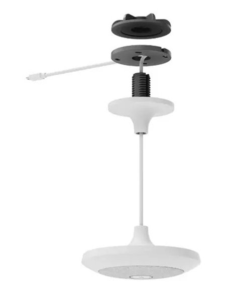 Suport pandantiv de tavan pentru Logitech Rally Mic Pod microphones, white