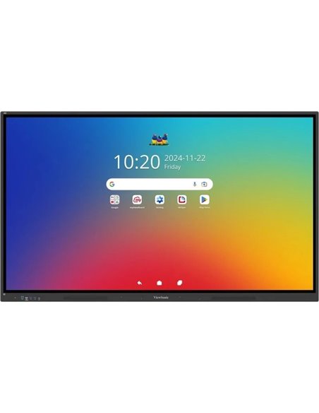 75” Smart interactive display ViewSonic IFP7534 / 4K / 8GB RAM / 128GB Storage / Black