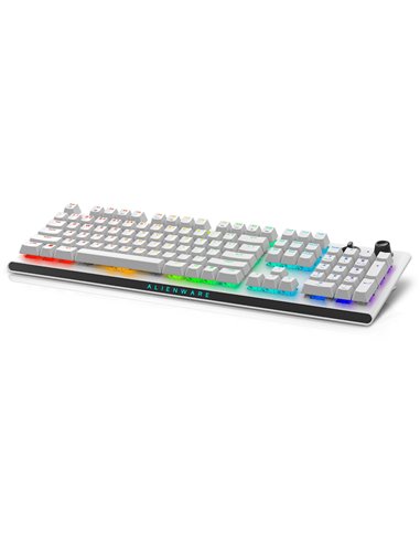 Трехрежимная беспроводная игровая клавиатура Dell Alienware AW920K / CHERRY MX Red/ Lunar Light