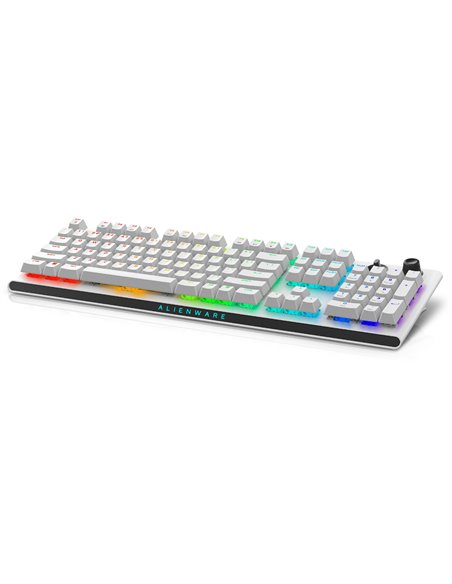 Трехрежимная беспроводная игровая клавиатура Dell Alienware AW920K / CHERRY MX Red/ Lunar Light