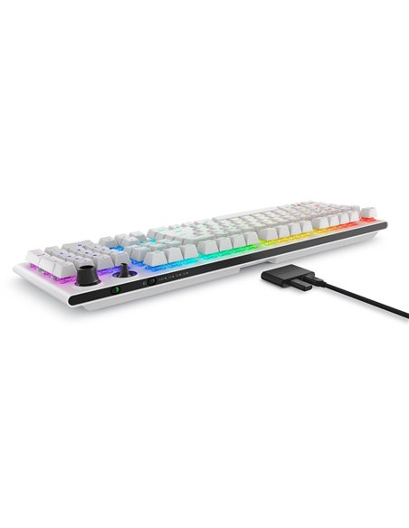 Tastatura Gaming Wireless tri-mode Dell Alienware AW920K / CHERRY MX Red/ Lunar Light