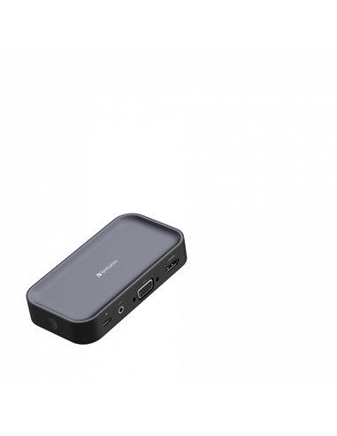 Беспроводной адаптер дисплея стандарта USB-C Verbatim ”Share My Screen 1080p” с разветвителем WDA-01