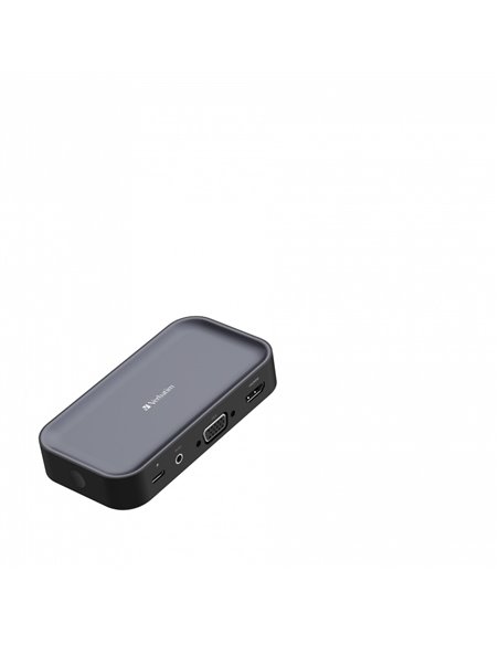 Беспроводной адаптер дисплея стандарта USB-C Verbatim ”Share My Screen 1080p” с разветвителем WDA-01