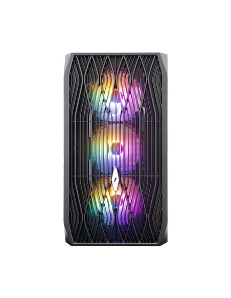 Carcasa Gaming 1STPLAYER AY7 / no PSU / Side-Window / 3x120mm / ATX / Black