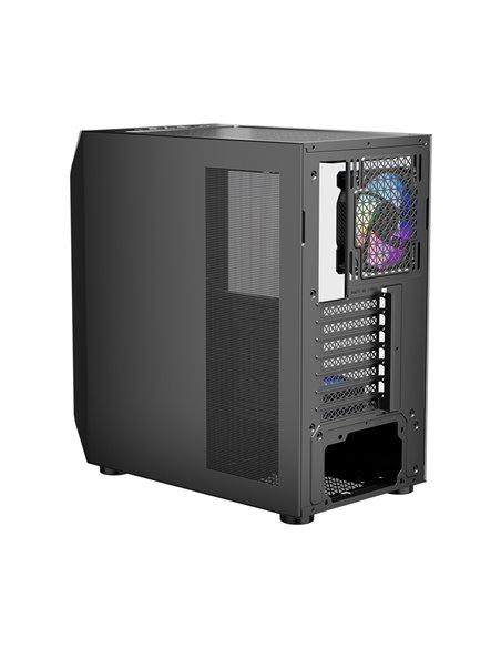 Carcasa Gaming 1STPLAYER AY7 / no PSU / Side-Window / 3x120mm / ATX / Black