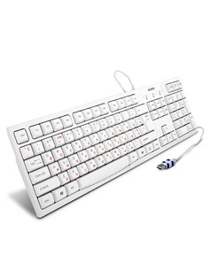 Клавиатура SVEN KB-S300 / USB / White 2