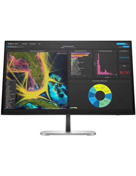 27.0” Monitor HP S5 Pro 527pq/ QHD/ 5ms/ 100Hz/ Black/Silver
