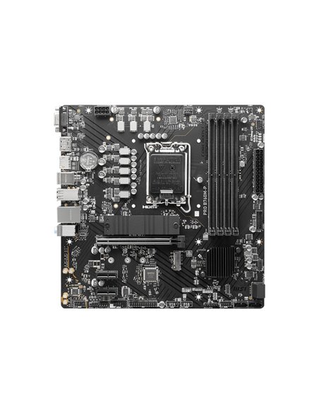Placa de baza MSI PRO B760M-P / 1700 / B760 / DDR5 / mATX