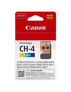Print Head CH-4 (0694C002) color, (the following Yellow, Cyan, Magenta ink cartridges:GI-490Y/C/M) for Priters Canon Pixma G1...