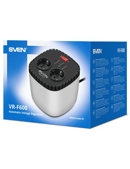 Stabilizator de tensiune SVEN VR-F600, 200W