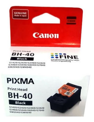 Print Head BH-40 (3421C001) Black (the following Black ink cartridges:GI-41B) for Priters Canon Pixma G2420,2430,2460 G1420,3...