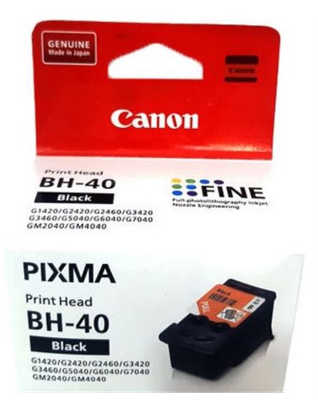 Print Head BH-40 (3421C001) Black (the following Black ink cartridges:GI-41B) for Priters Canon Pixma G2420,2430,2460 G1420,3...