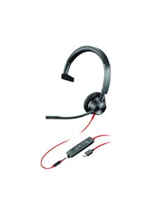 Casti Poly Blackwire 3315-M / USB-C / Black