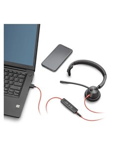 Casti Poly Blackwire 3315-M / USB-C / Black 2