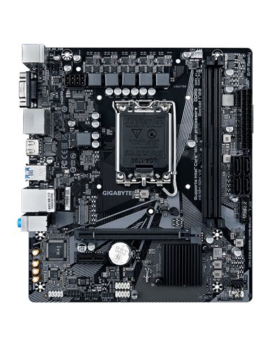 Placa de baza GIGABYTE H610M S2H V2/ 1700/ H610/ DDR5/ mATX