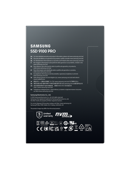 Unitate SSD Samsung 9100 PRO, 2048GB, MZ-VAP2T0BW