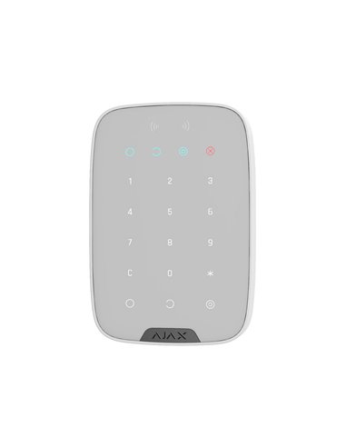 Tastatură tactilă fără fir Ajax KeyPad Plus, Alb