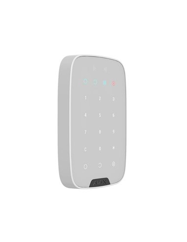 Tastatură tactilă fără fir Ajax KeyPad Plus, Alb