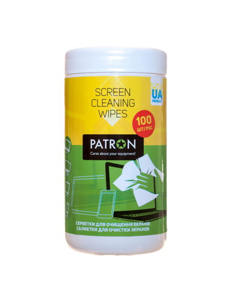 Чистящие салфетки Patron F3-027, для ЖК/Светодиодных экранов