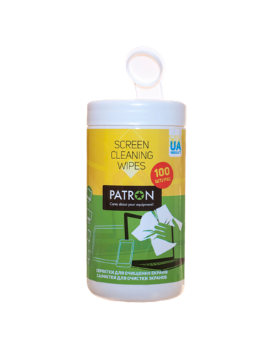 Șervețele de curățare Patron F3-027, pentru ecrane LCD/LED 