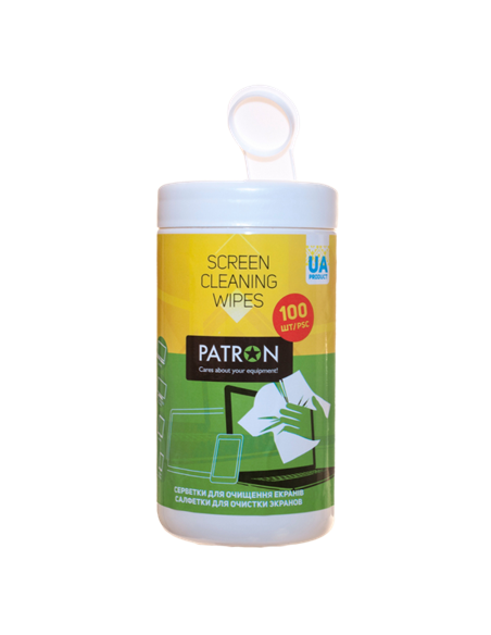 Șervețele de curățare Patron F3-027, pentru ecrane LCD/LED 