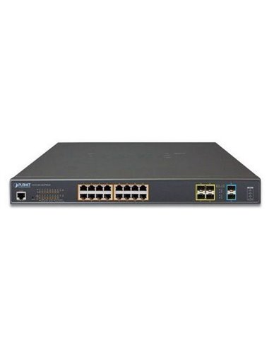 Comutator PoE Planet GS-5220-16UP4S2X, IEEE 802.3af/at