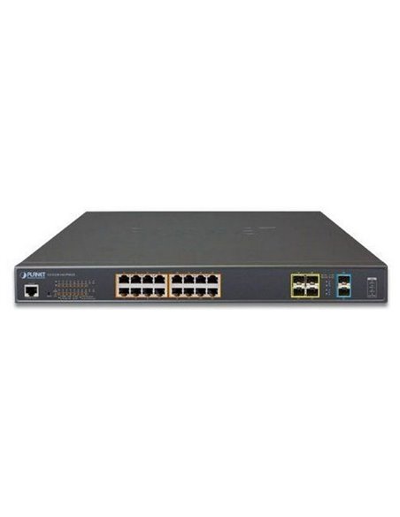 PoE коммутатор Planet GS-5220-16UP4S2X, IEEE 802.3af/at