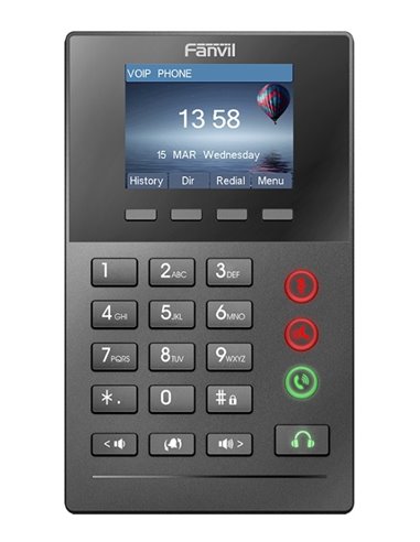 Telefon IP Fanvil X2P, Negru