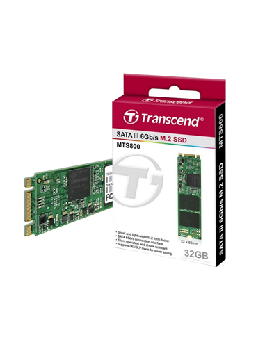 Накопитель SSD Transcend 800S, 32Гб, TS32GMTS800S