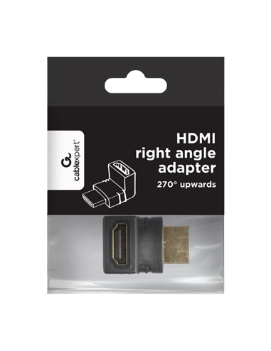 Adaptor Video Cablexpert A-HDMI270-FML, HDMI (M) - HDMI (F), Negru