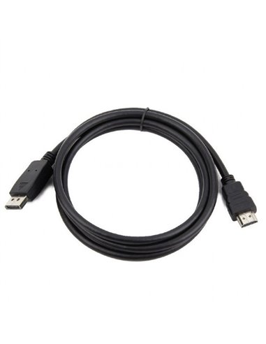 Видео кабель Cablexpert CC-DP-HDMI-10M, DisplayPort (M) - HDMI (M), 10м, Чёрный
